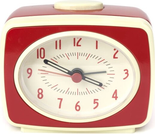Kikkerland - Retro Vækkeur - Rød