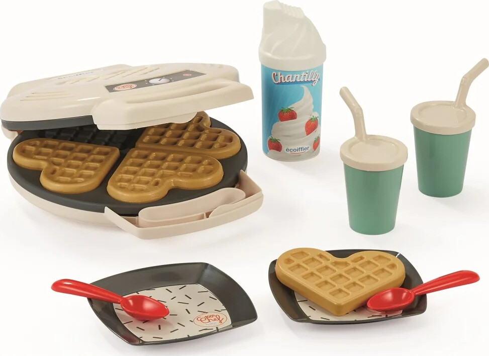 Legemad Sæt I Plastik - 21 Dele - Ecoiffier 100 Chef