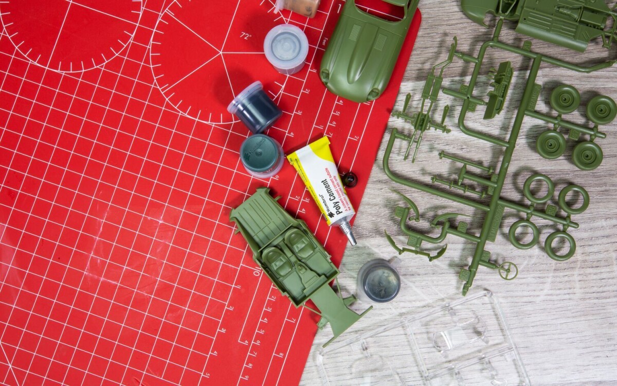 Airfix - Starter Set - Jaguar E-Type Byggesæt - 1 43 - Ja55009