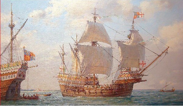 Airfix - Mary Rose Skib Byggesæt Inkl Maling - 1 400 - A55114A