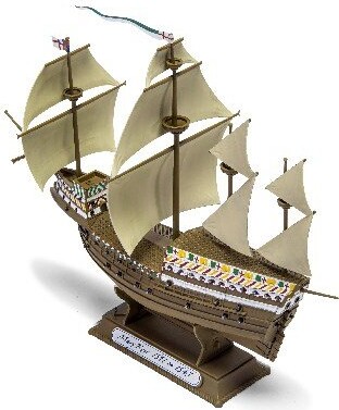Airfix - Mary Rose Skib Byggesæt Inkl Maling - 1 400 - A55114A