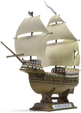 Airfix - Mary Rose Skib Byggesæt Inkl Maling - 1 400 - A55114A