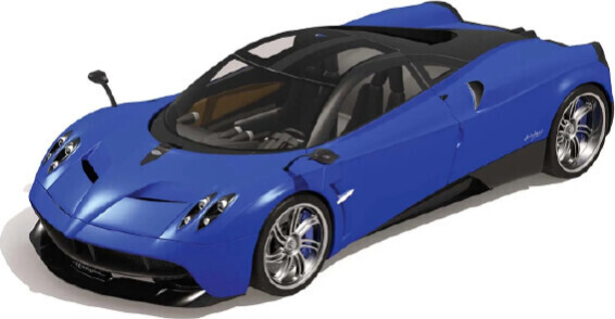 Airfix - Pagani Huayra Bil Byggesæt Inkl Maling - 1 43 - A55008