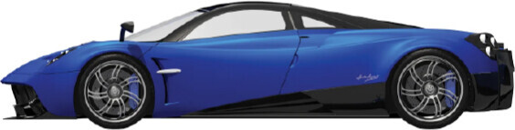 Airfix - Pagani Huayra Bil Byggesæt Inkl Maling - 1 43 - A55008
