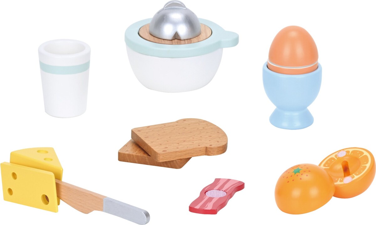 Small Wood - Legemad Morgenmadssæt Med Saftpresser