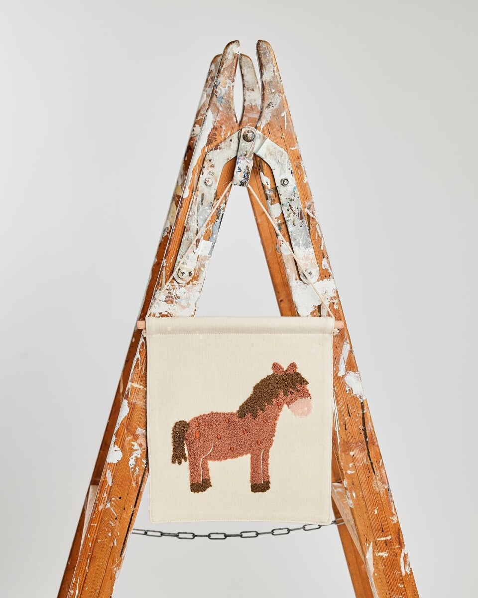 Smallstuff - Vægtæppe Til Børn - Hest - 37X33 Cm