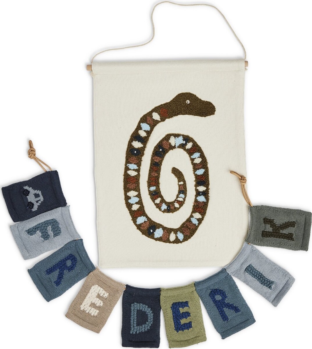 Smallstuff - Vægtæppe Til Børn - Slange - 37X33 Cm