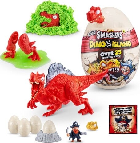 Zuru Smashers - Dino Island Dinosaur Æg Med 25 Overraskelser - Series 5