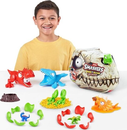 Zuru Smashers - Dino Island T-Rex Battles Legesæt - Series 1