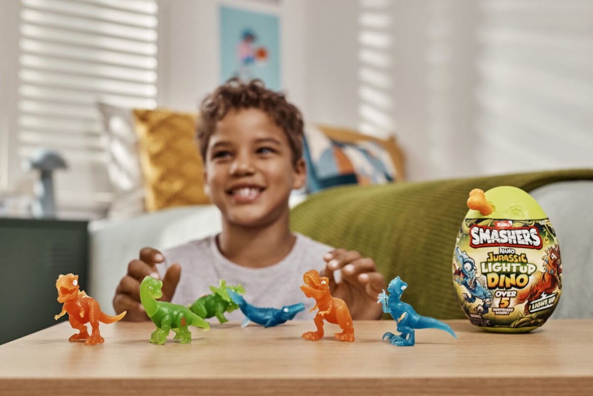 Zuru Smashers - Jurassic Light Up Dino Nano Æg - Series 1