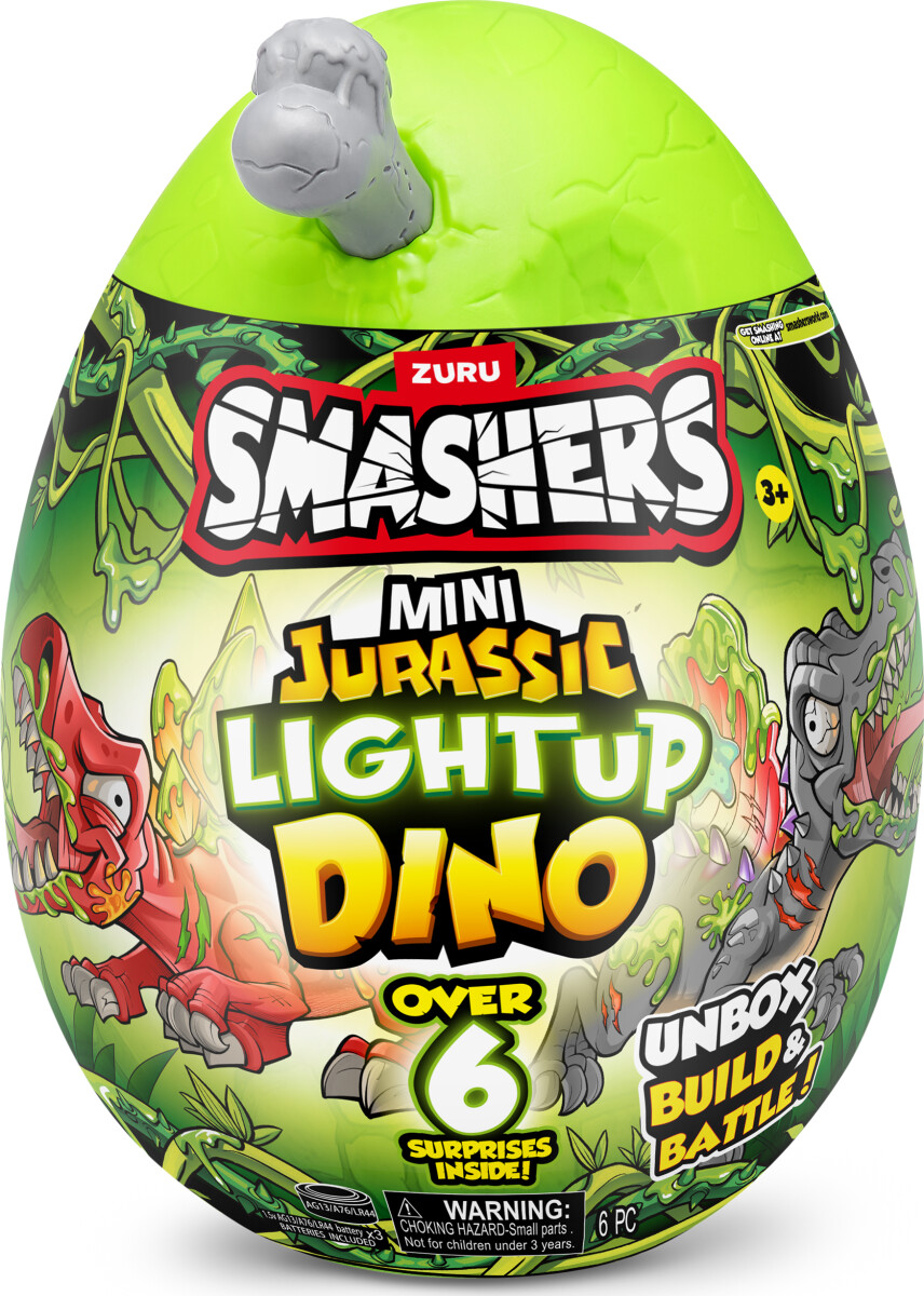 Zuru Smashers - Mini Jurassic Lightup Dino Egg - Overraskelse