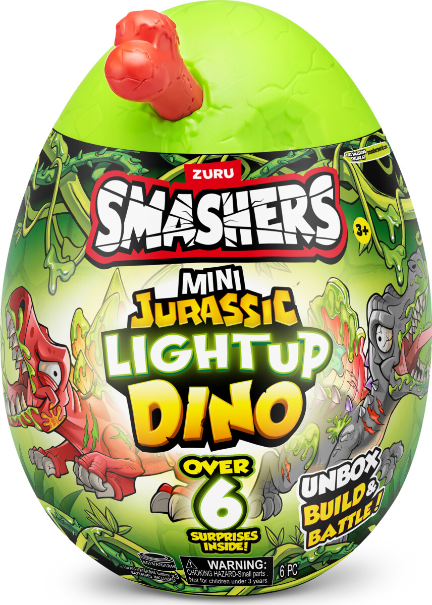 Zuru Smashers - Mini Jurassic Lightup Dino Egg - Overraskelse