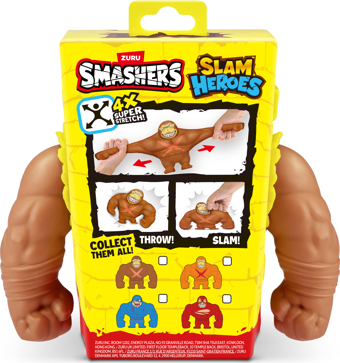 Zuru - Smashers - Slam Heroes - Gorilla Figur - Vejer 1 Kg - S1
