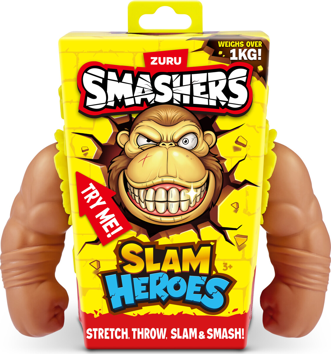 Zuru - Smashers - Slam Heroes - Gorilla Figur - Vejer 1 Kg - S1