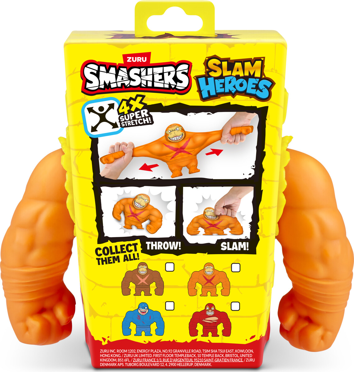 Zuru - Smashers - Slam Heroes - Gorilla Figur - Vejer 1 Kg - S1