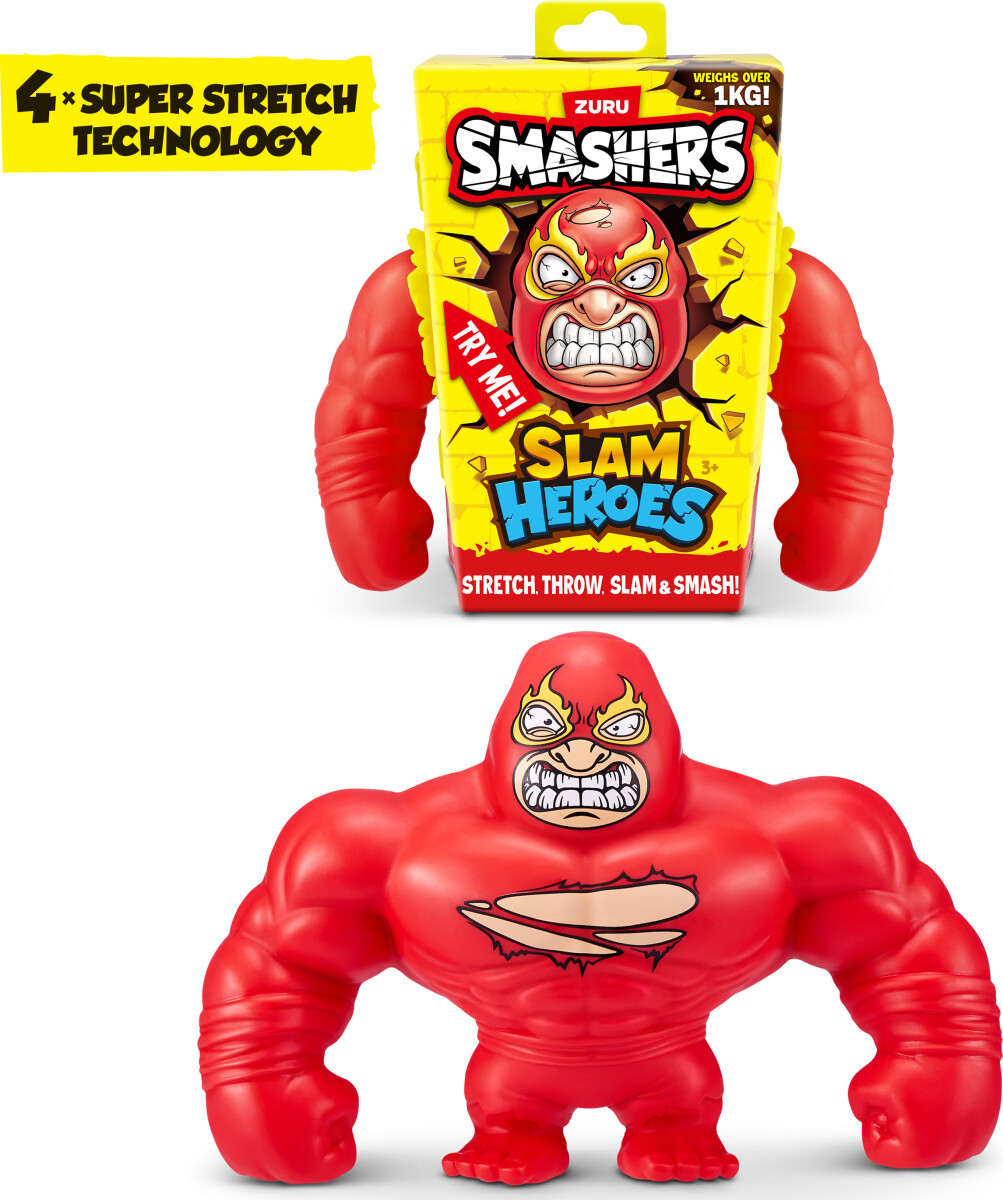 Zuru - Smashers - Slam Heroes - Wrestler Haj Figur - 1 Kg - S1