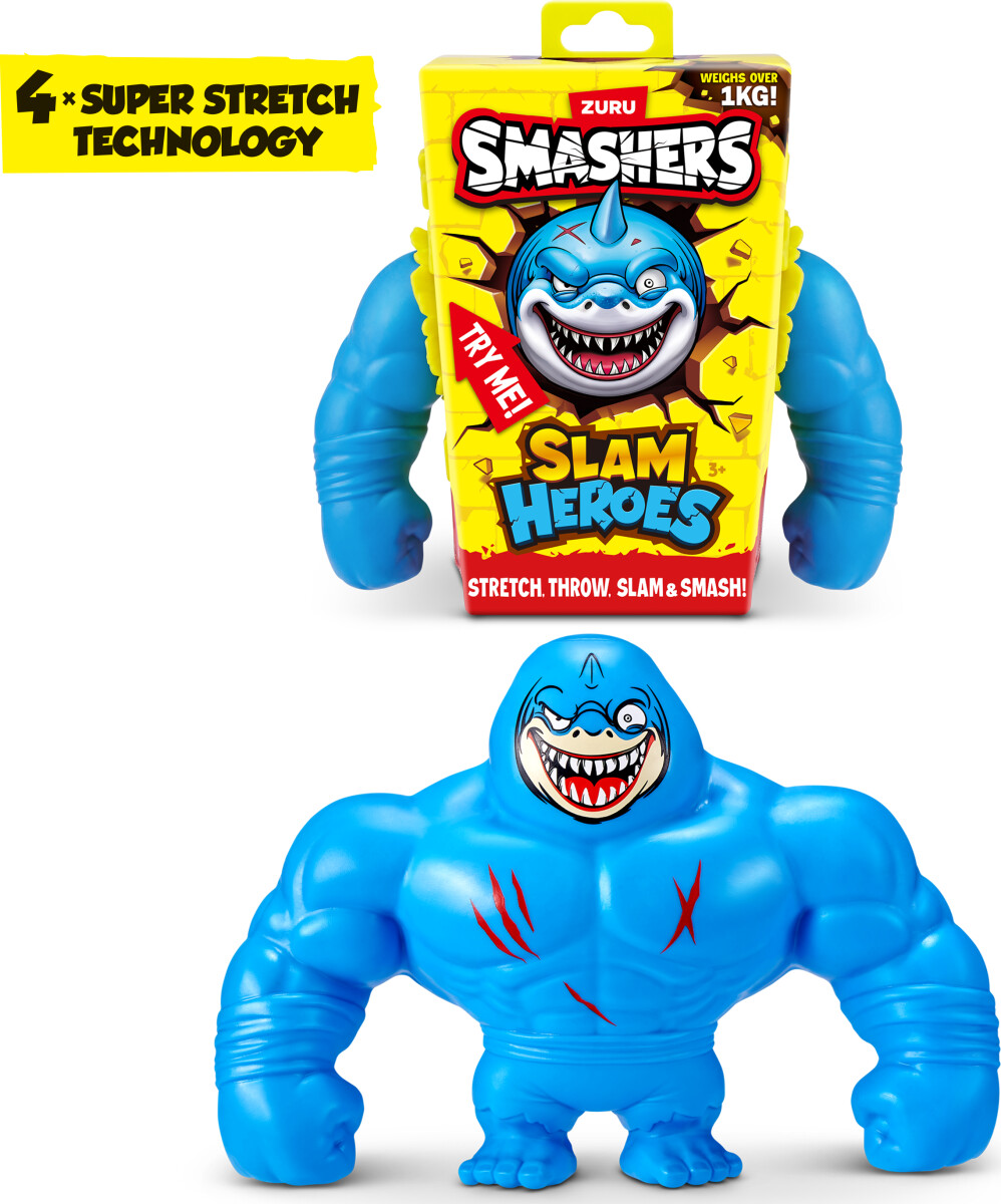 Zuru - Smashers - Slam Heroes - Wrestler Haj Figur - 1 Kg - S1