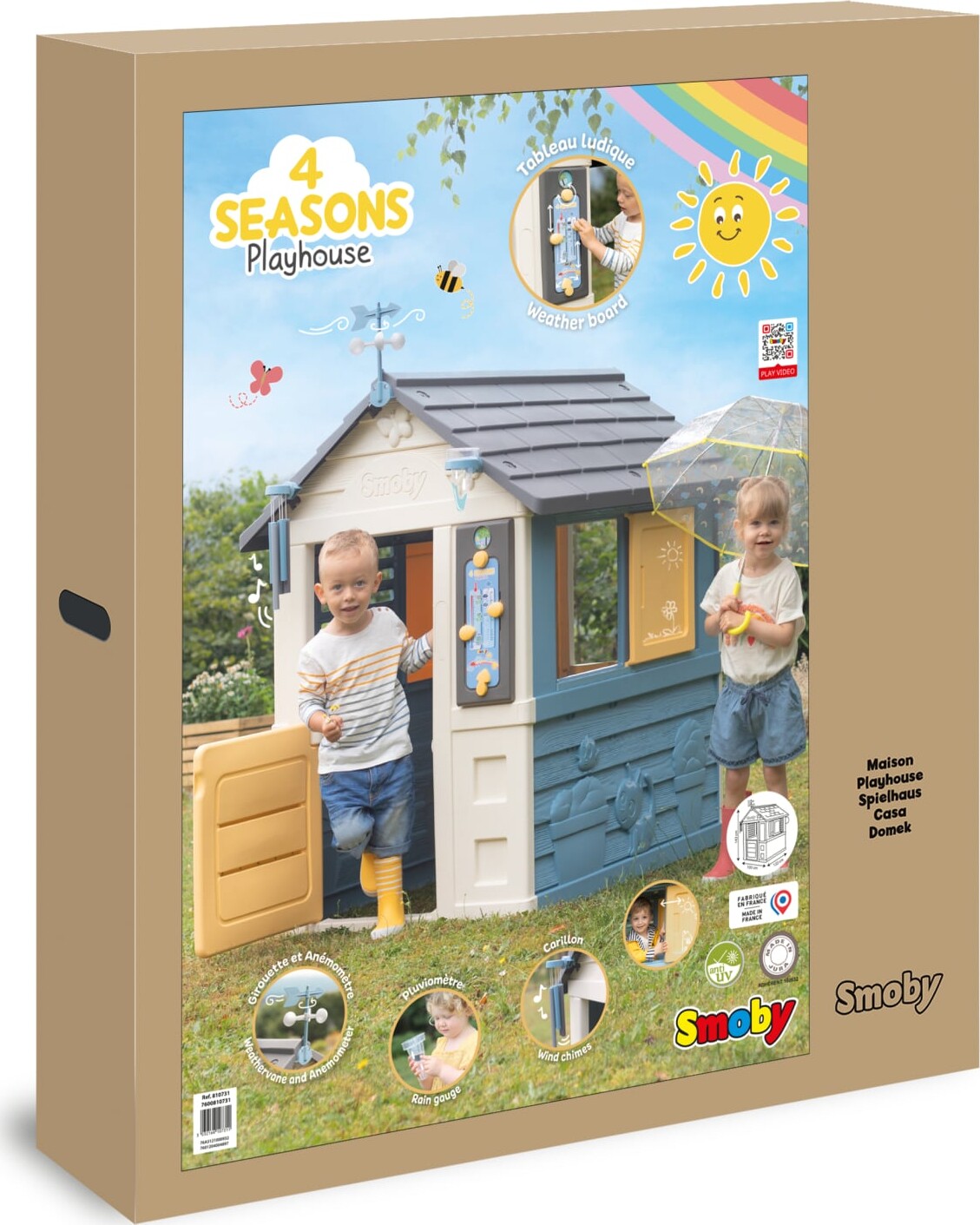Smoby - 4 Årstiders Legehus