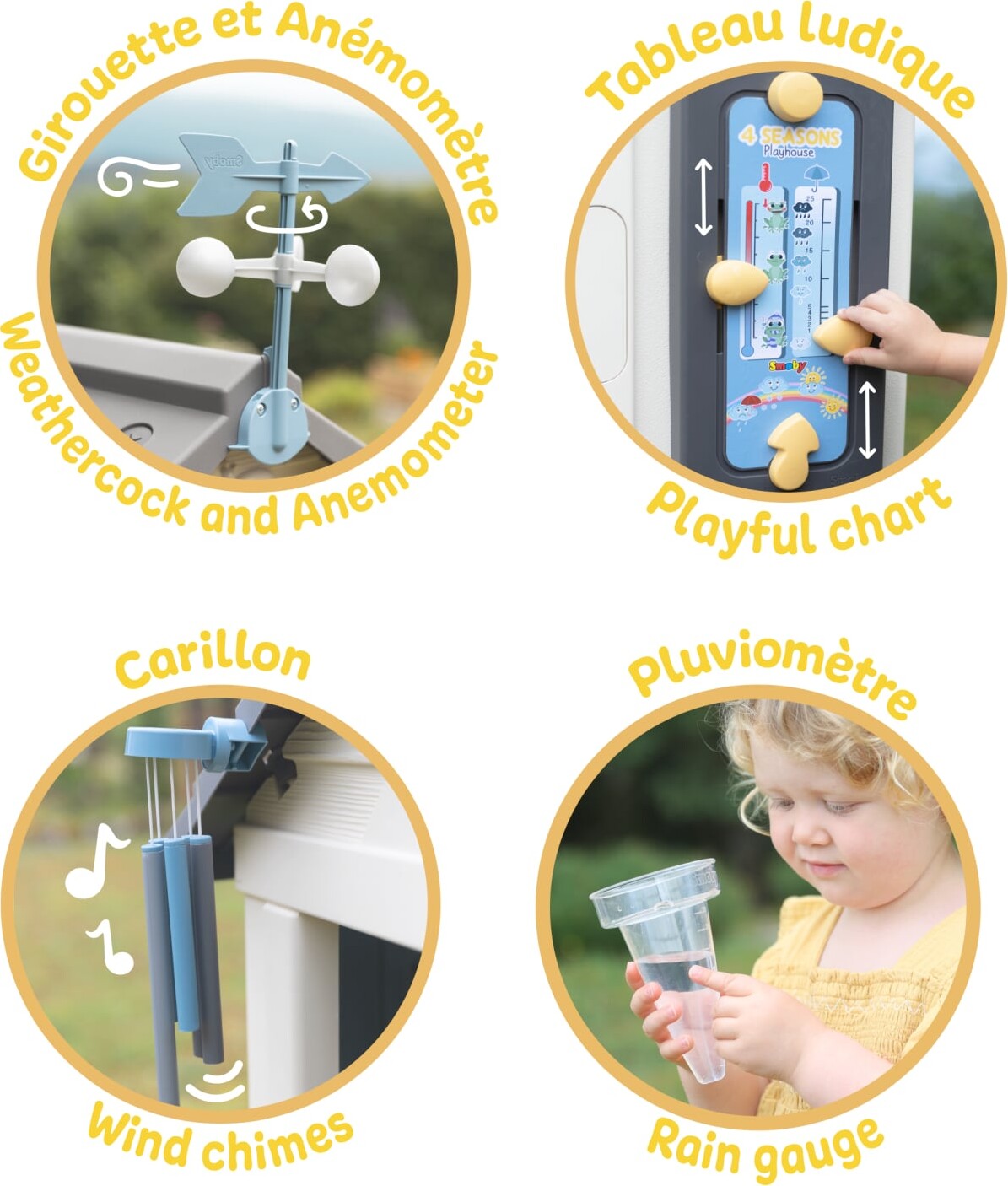 Smoby - 4 Årstiders Legehus