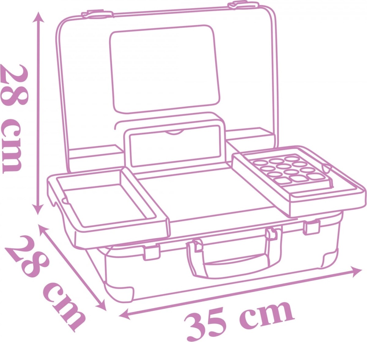 Smoby - Dp Skønhedsspejlbord