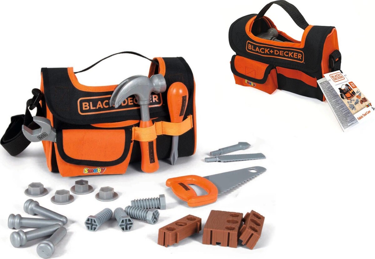 Værktøjskasse Til Børn - Black Decker - Smoby - 21 Dele
