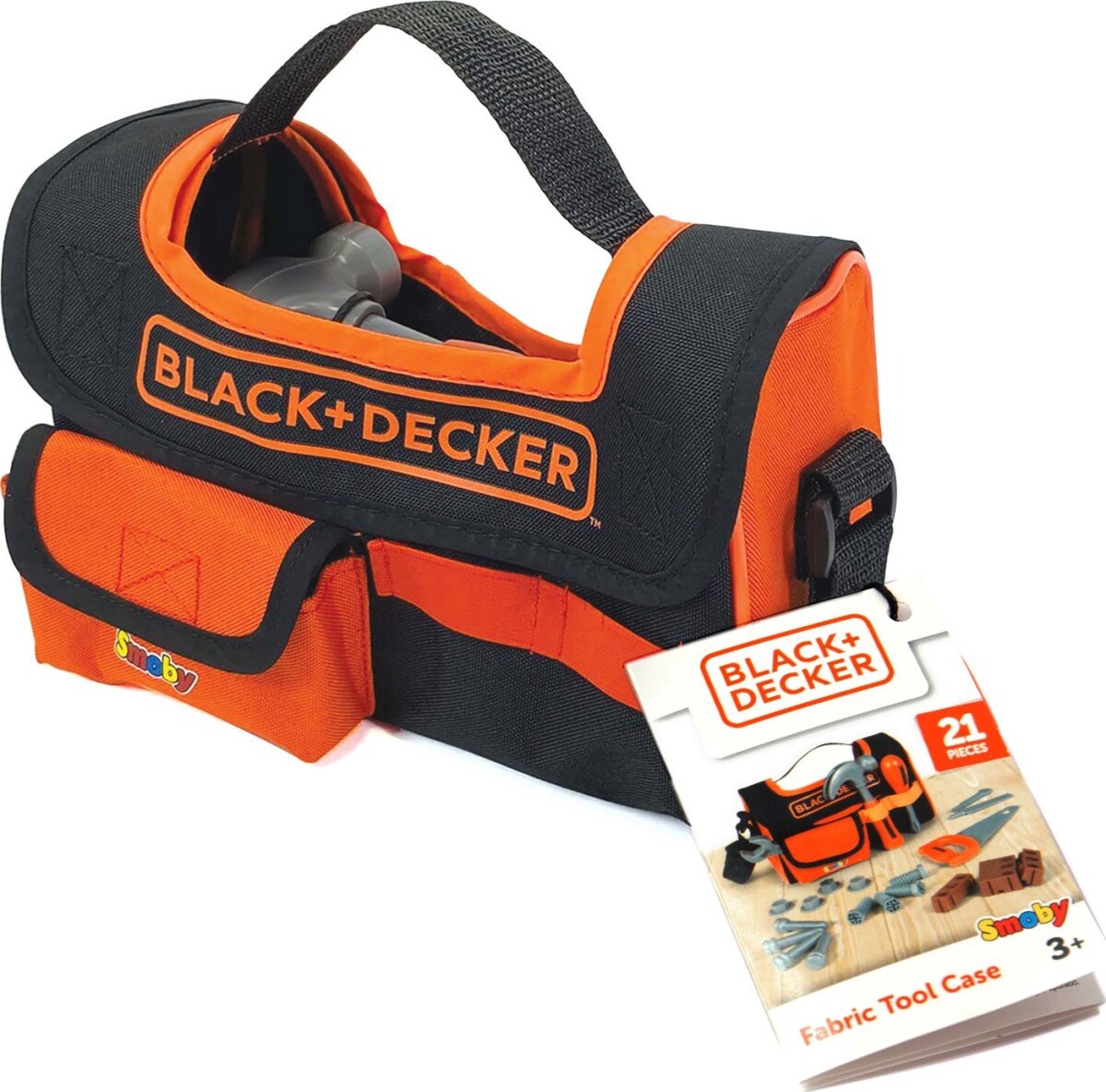 Værktøjskasse Til Børn - Black Decker - Smoby - 21 Dele