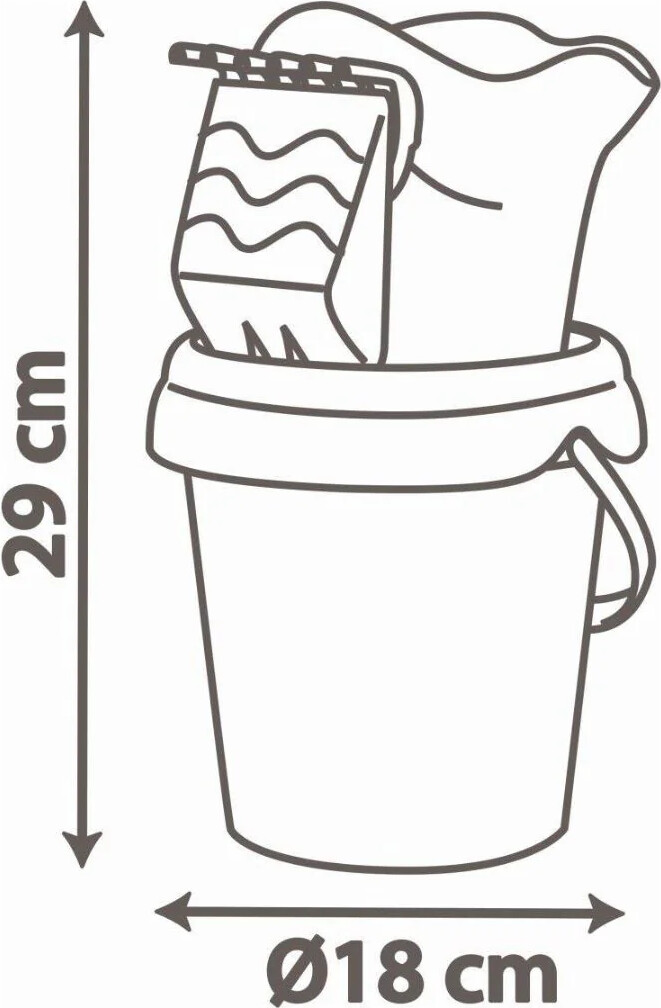 Smoby - Gabby S Dollhouse - Bucket Set 7600862192