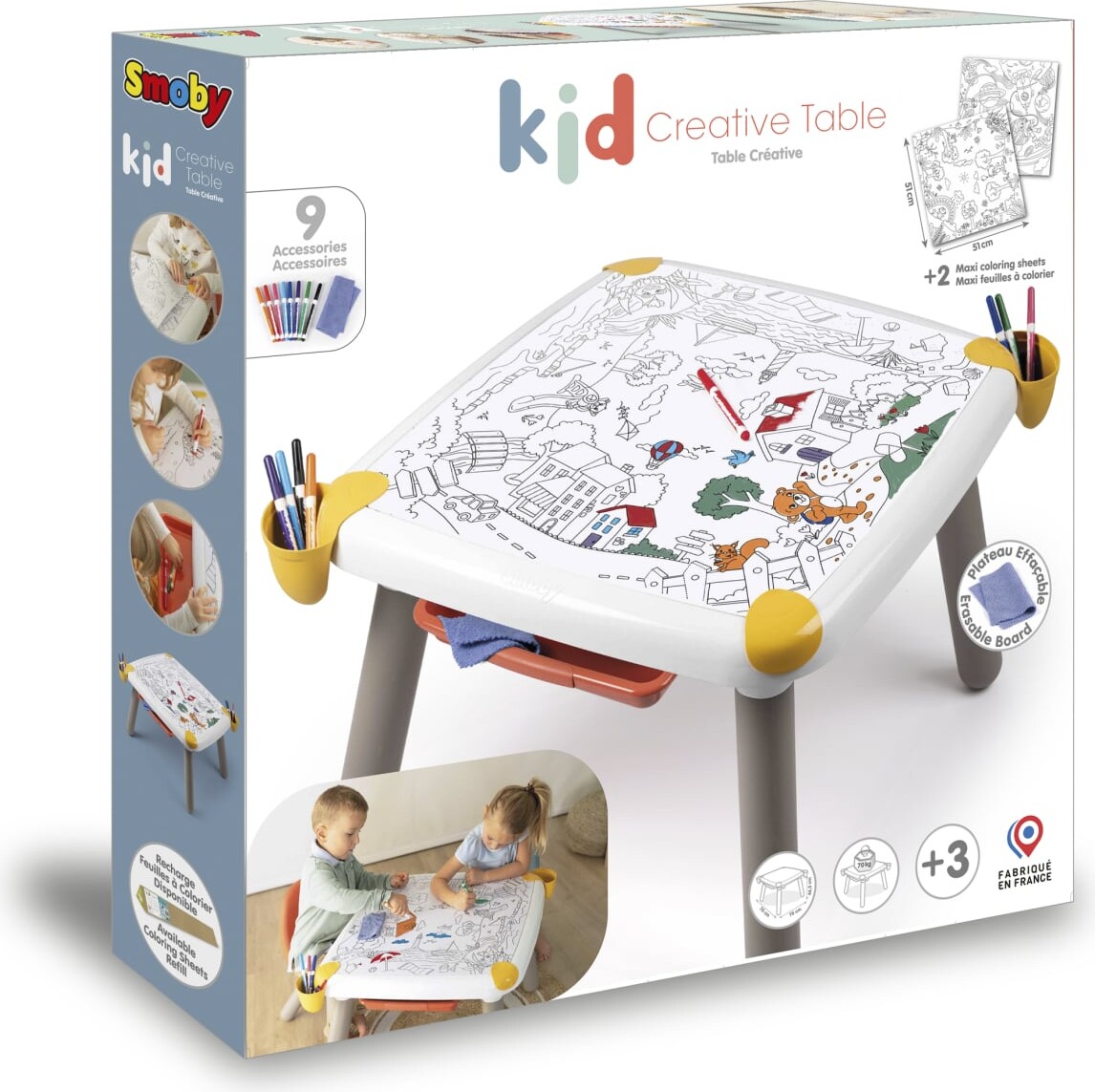 Smoby - Kid Kreativt Bord