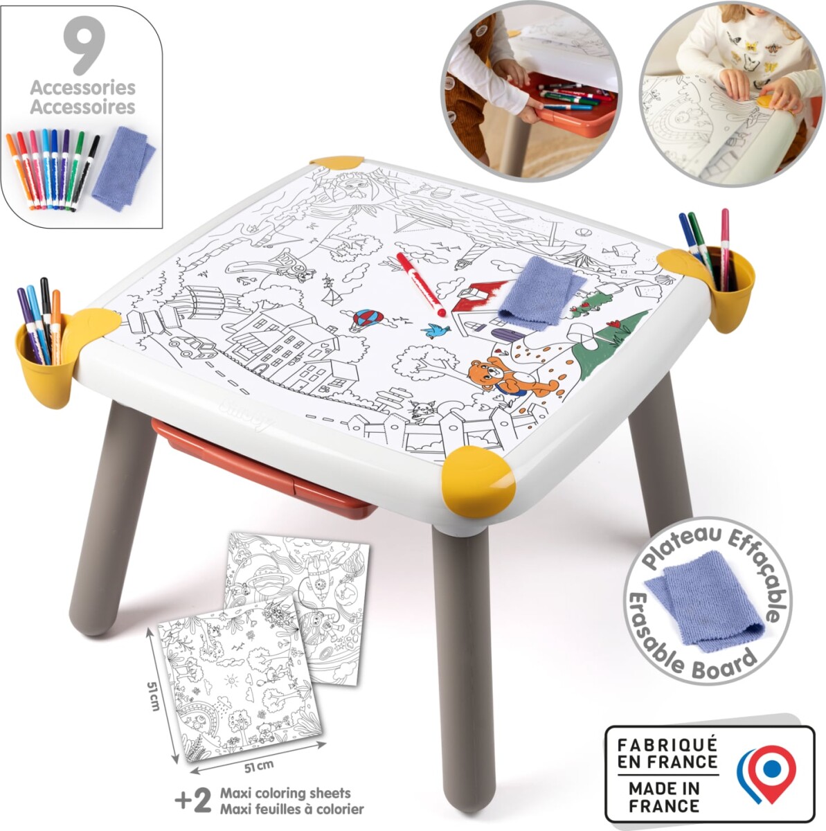 Smoby - Kid Kreativt Bord