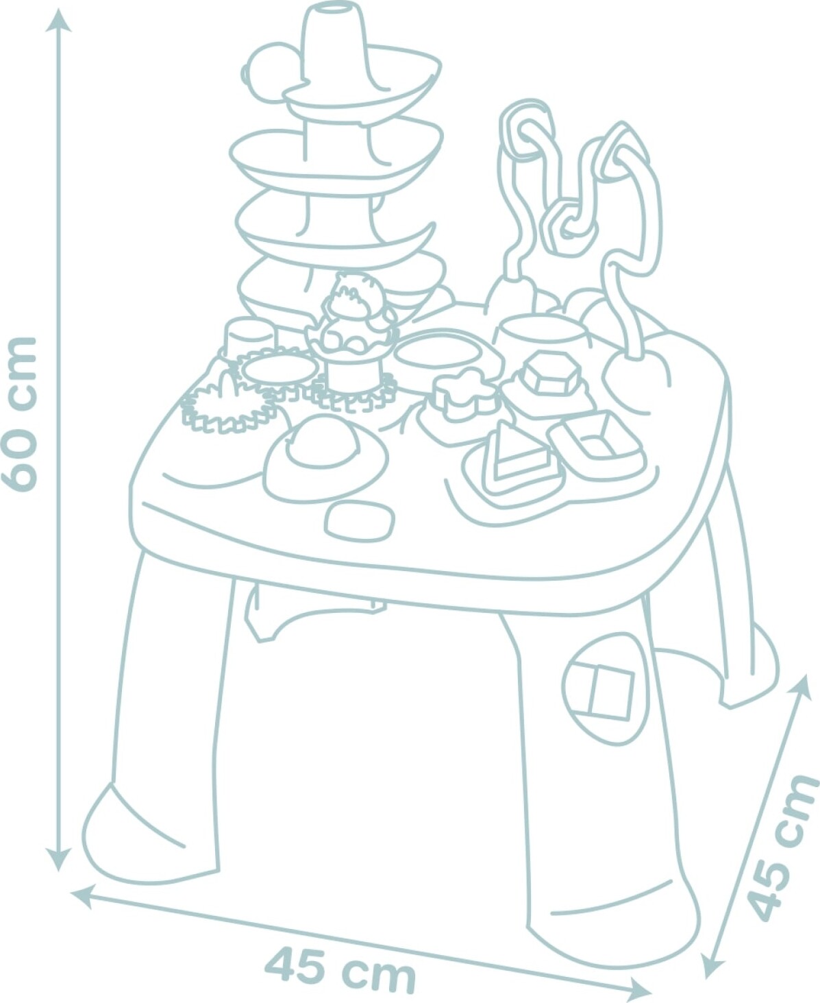 Smoby - Little Smoby Aktivitetsbord