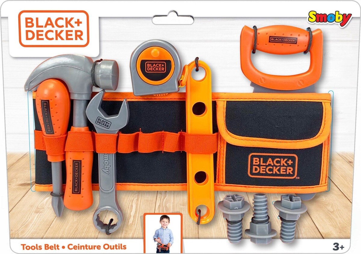 Værktøjsbælte Med Værktøj Til Børn - Black Decker - Smoby