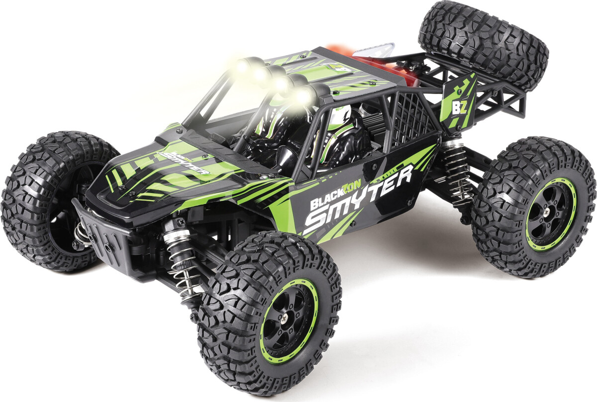 Fjernstyret Buggy - Smyter Desert - Grøn - Blackzon - 1 12