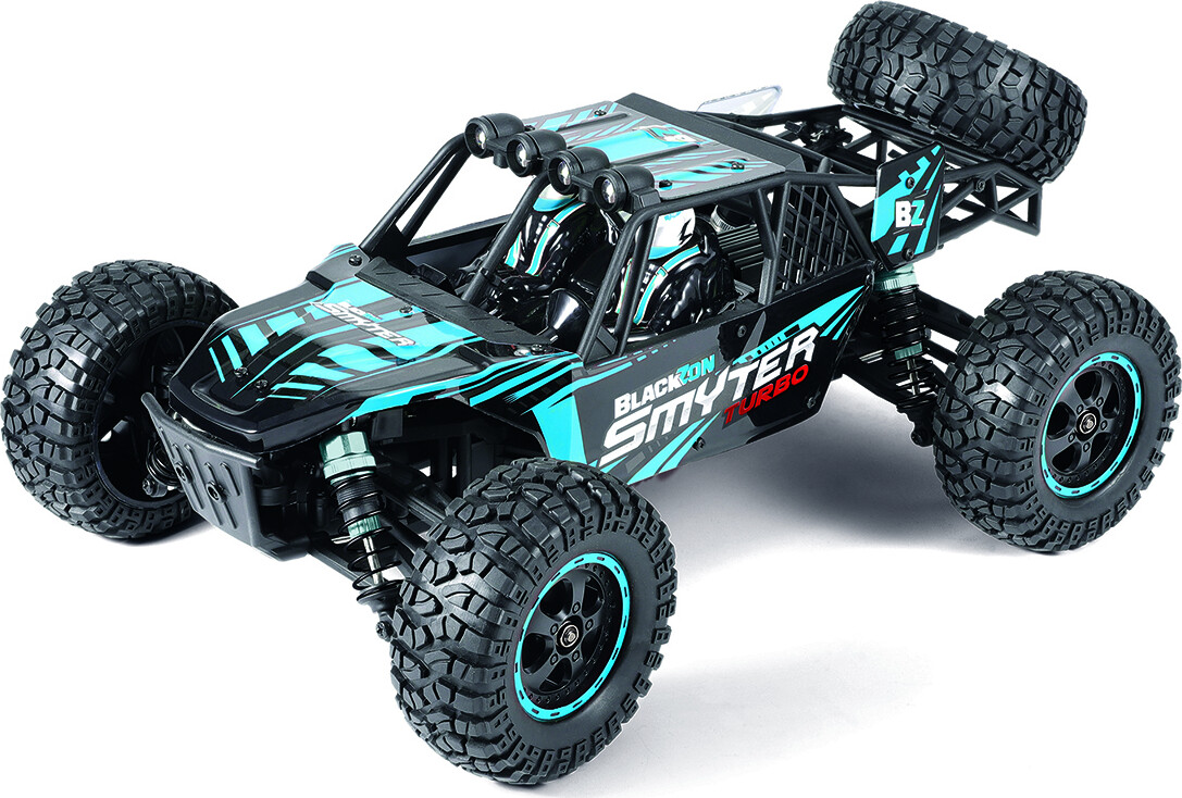 Blackzon - Rc Desert Buggy Bil - Smyter Db Turbo 112 4Wd 3S - Blå
