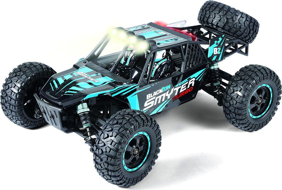 Blackzon - Rc Desert Buggy Bil - Smyter Db Turbo 112 4Wd 3S - Blå
