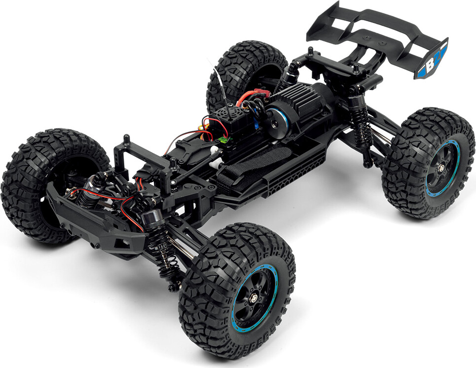 Blackzon - Rc Desert Truck Bil - Smyter Dt Turbo 112 4Wd 3S - Blå
