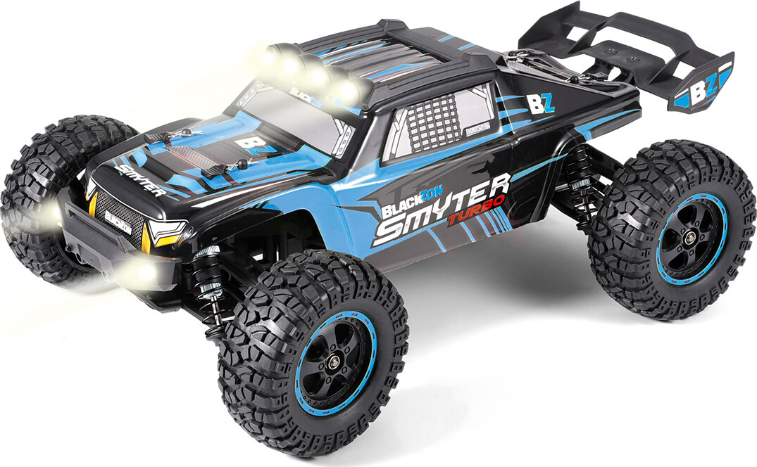 Blackzon - Rc Desert Truck Bil - Smyter Dt Turbo 112 4Wd 3S - Blå