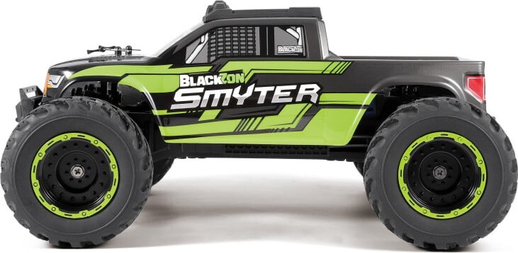 Fjernstyret Monster Truck - Smyter Desert - Grøn - Blackzon - 1 12