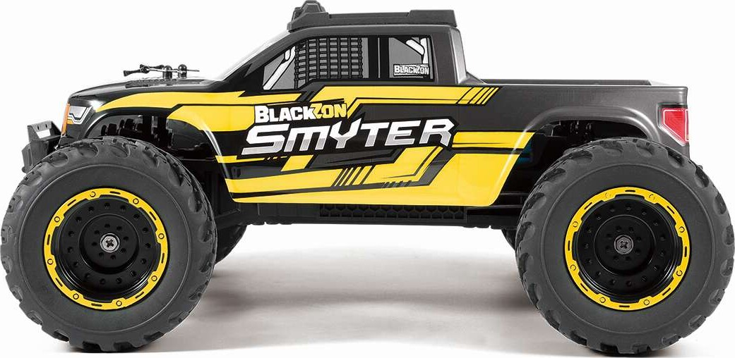Blackzon - Rc Monster Truck Bil - Smyter Mt 112 4Wd - Gul