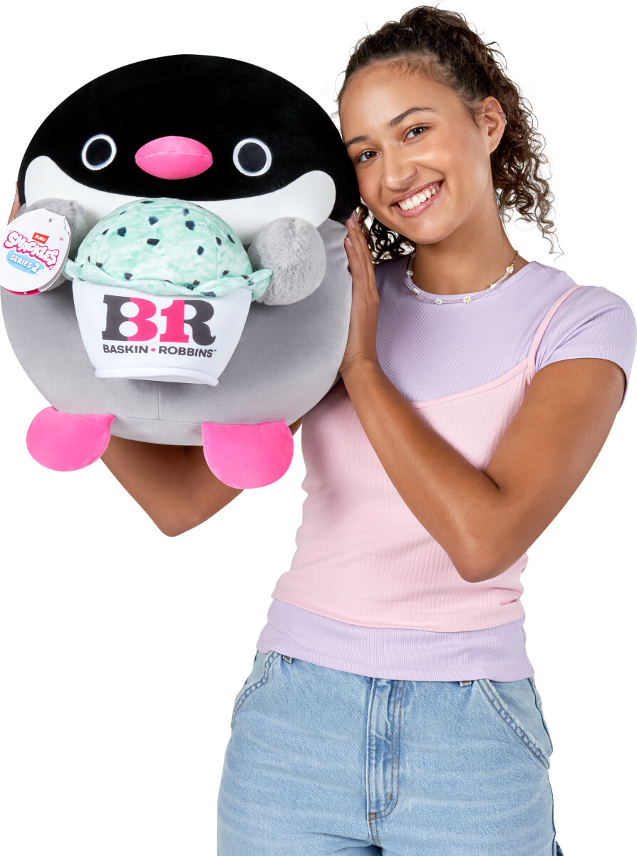 Snackles Bamse - Baskin Robbins Pingvin Penelope - Series 2 - 35 Cm
