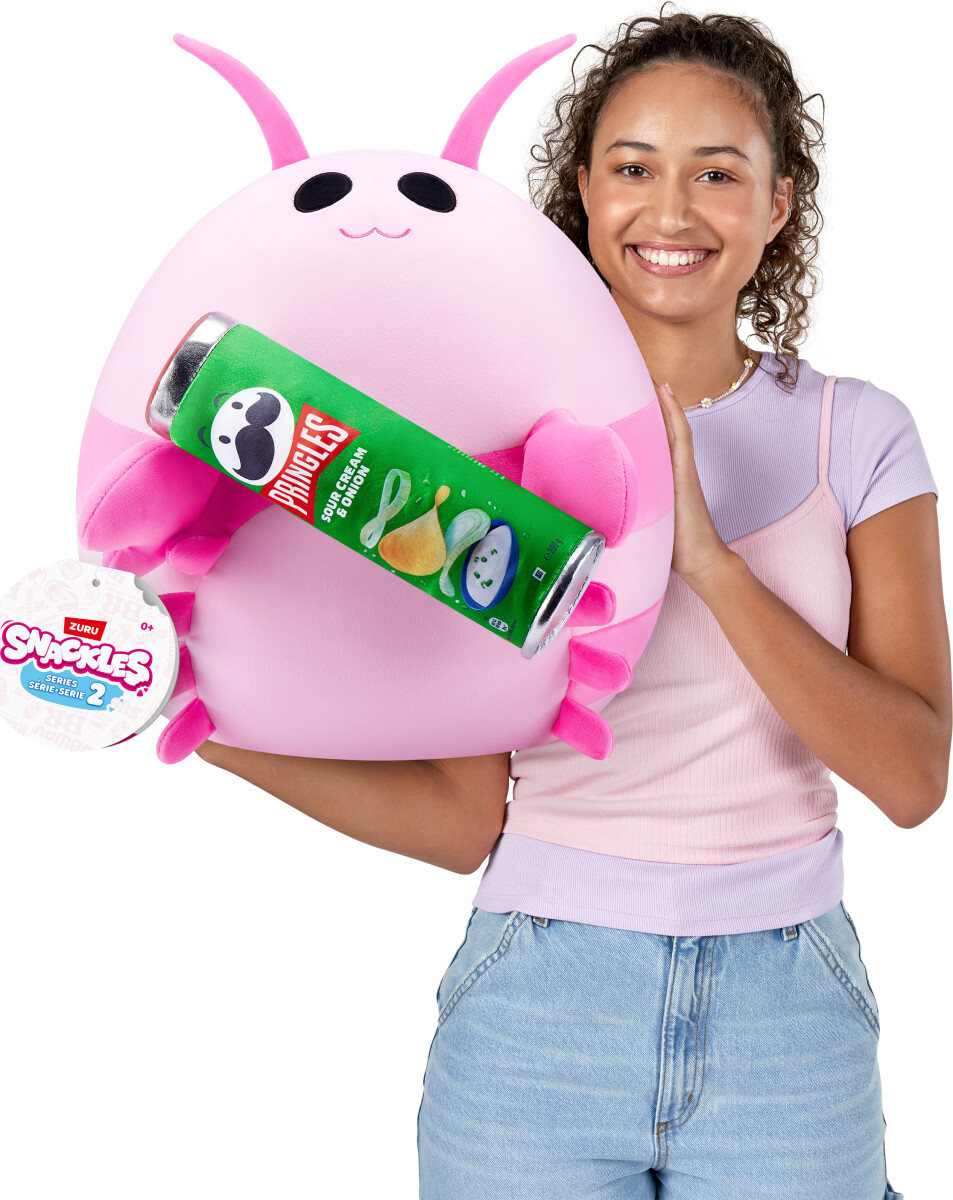 Snackles Bamse - Pringles Reje Lily - Series 2 - 35 Cm