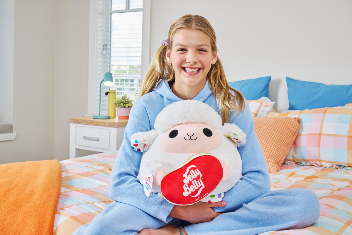 Snackles Bamse - Jelly Belly Får Babra - Series 2 - 40 Cm