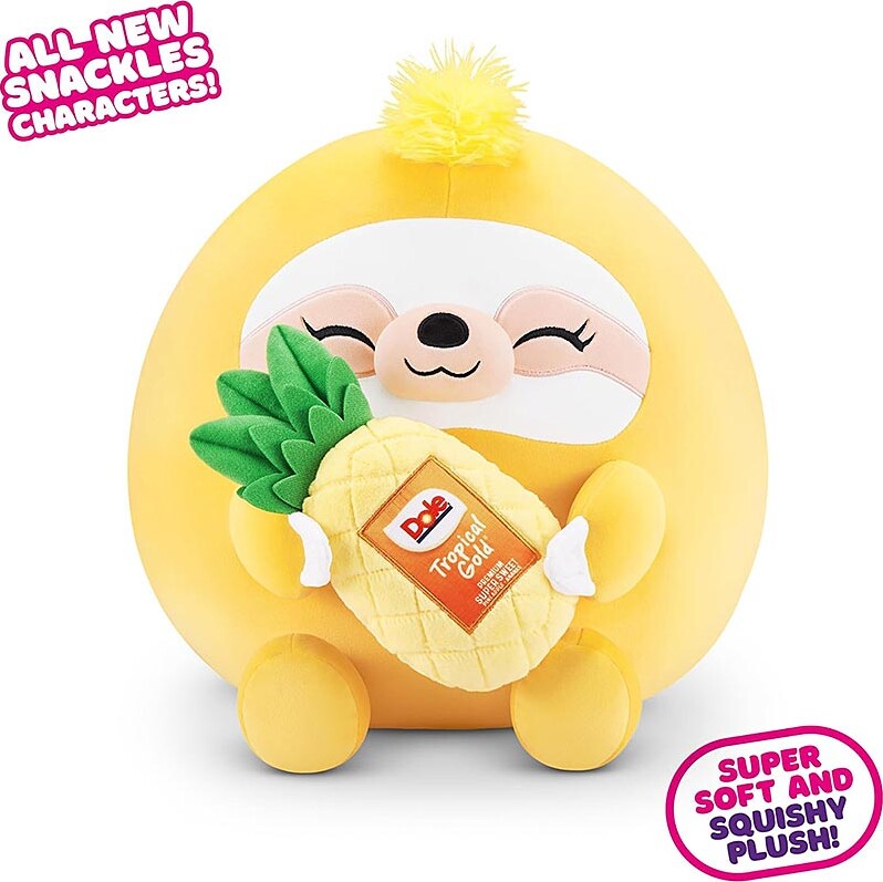 Snackles Bamse - Dole Ananas Dovendyr Sandy - 20 Cm