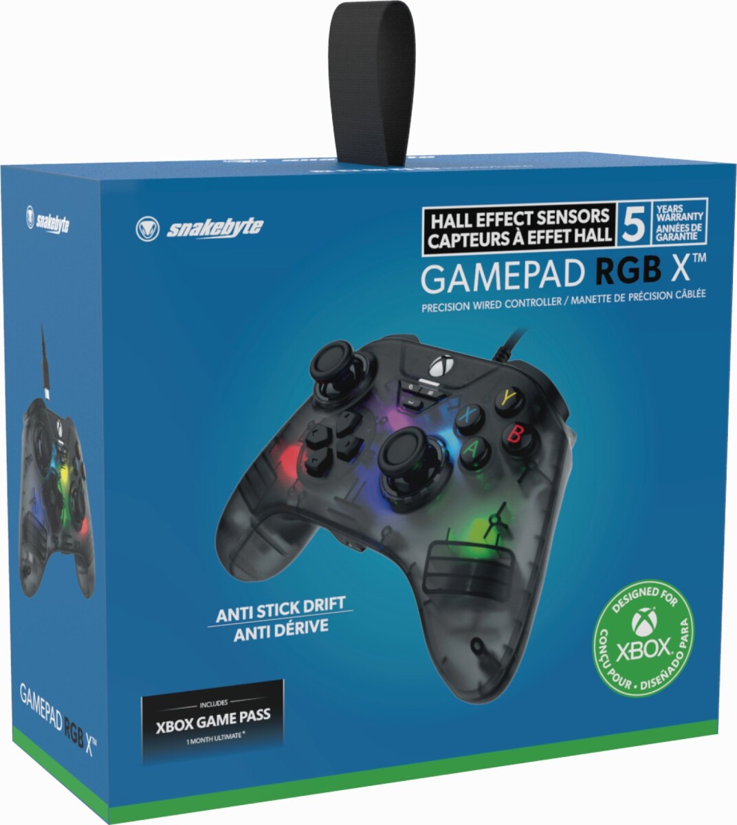 Snakebyte Gamepad Rgb X Smoke Grey - Xboxpc