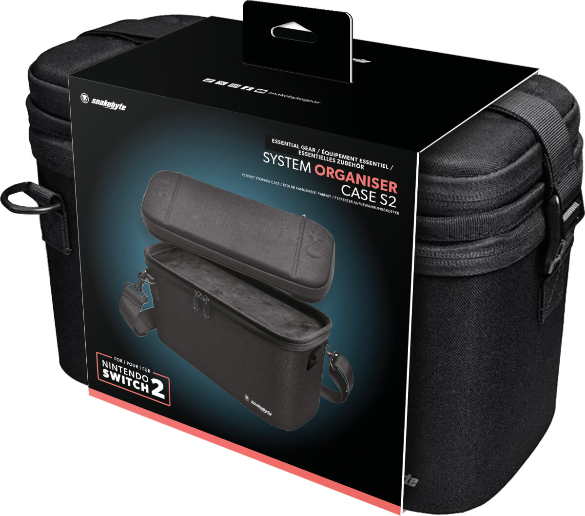 Snakebyte - System Organiser Case - Black