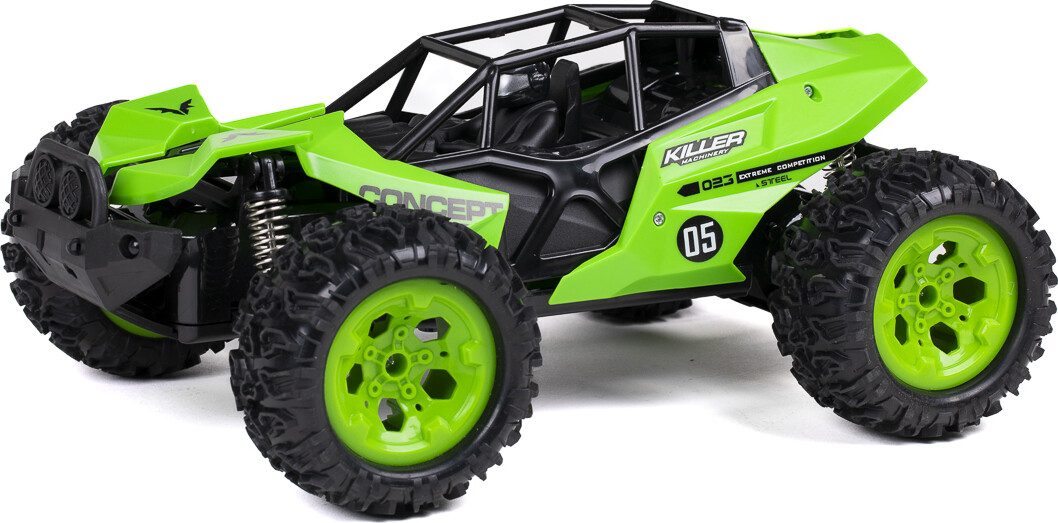 Fjernstyret Offroad Bil - Sneak Killer - 1 12 - 2 4 Ghz - Grøn