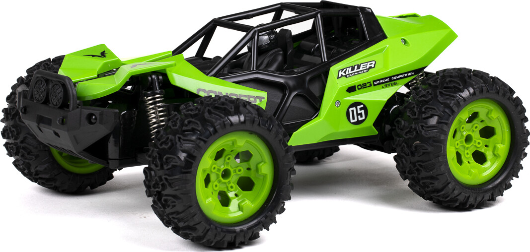 Fjernstyret Offroad Bil - Sneak Killer - 1 12 - 2 4 Ghz - Grøn