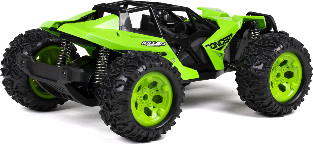 Fjernstyret Offroad Bil - Sneak Killer - 1 12 - 2 4 Ghz - Grøn