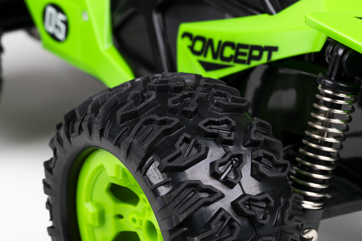 Fjernstyret Offroad Bil - Sneak Killer - 1 12 - 2 4 Ghz - Grøn