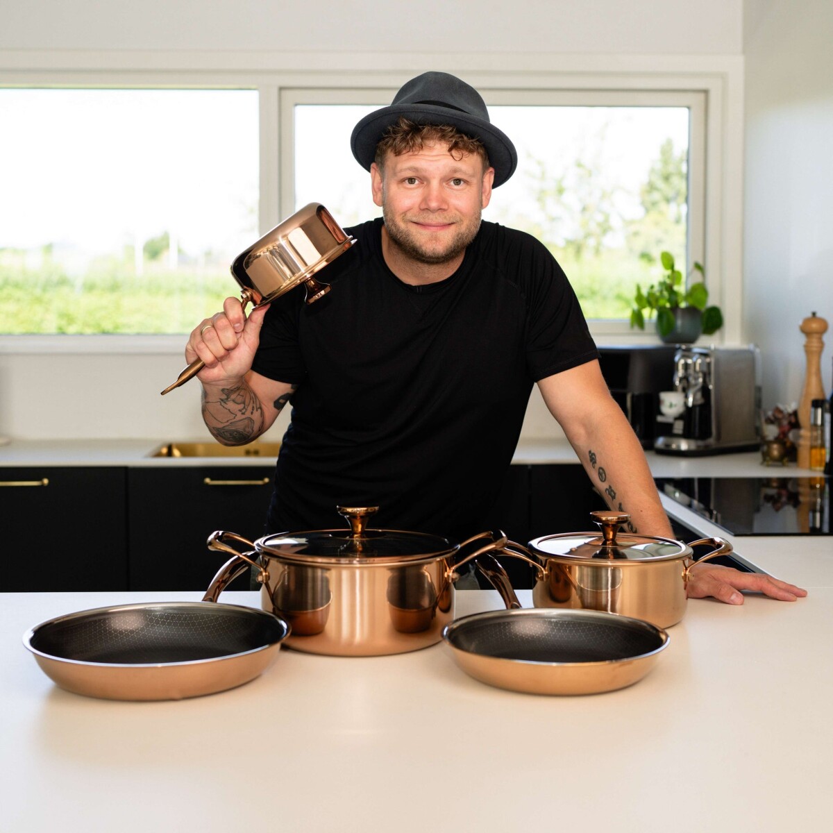Sobczyk - Hybrid Stegepande - Ø 24 Cm - Rose Gold