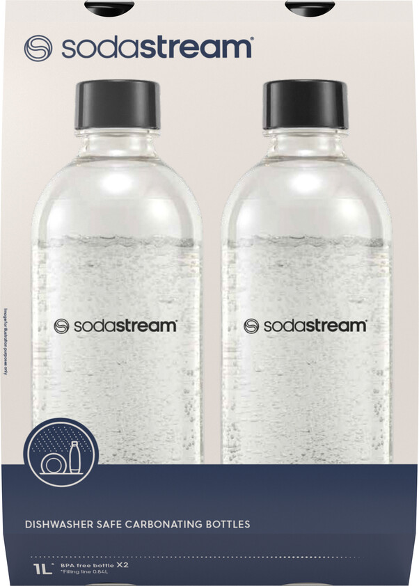 Sodastream - 2 X 1L Twin Classic Dws